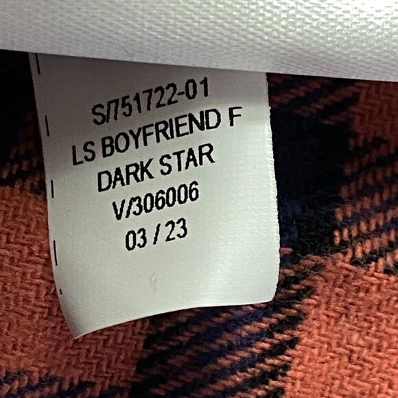 New Old Navy Flannel Loose Boyfriend Button Down Shirt Women's Size Medium - Picture 6 of 9